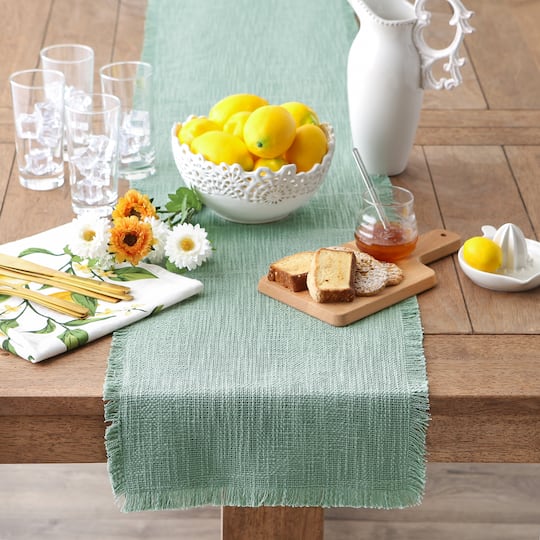 DII® 72" Basket Fringe Table Runner